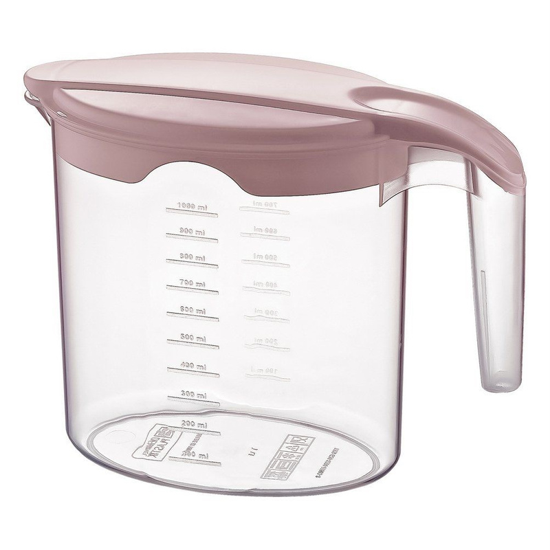 ORION Jug for drinks plastic with lid 1L