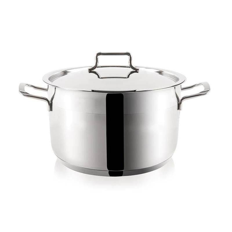 ORION Steel pot with lid 18/10 PREMIUM 1,2L