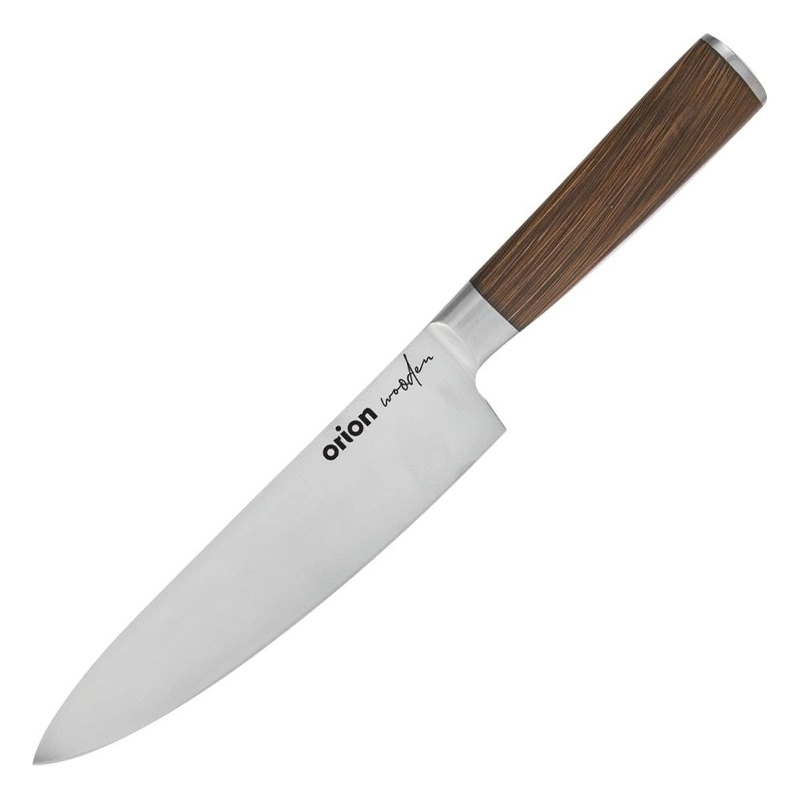 ORION Knife / kitchen steel knives 5 elements WOODEN set of knives