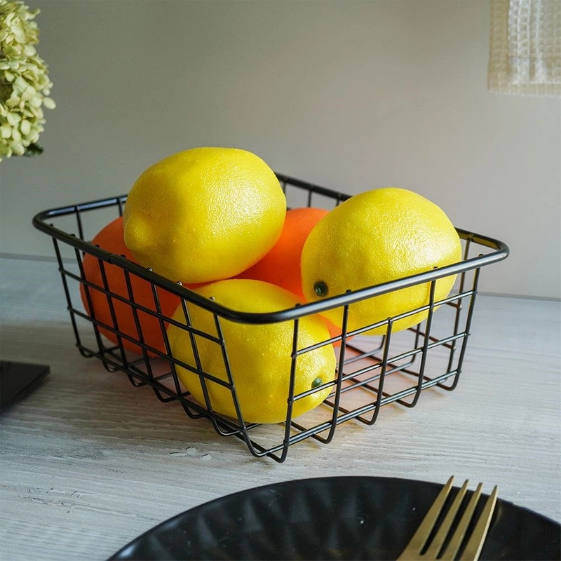 ORION Basket for fruit vegetables BLACK basket stand bowl 