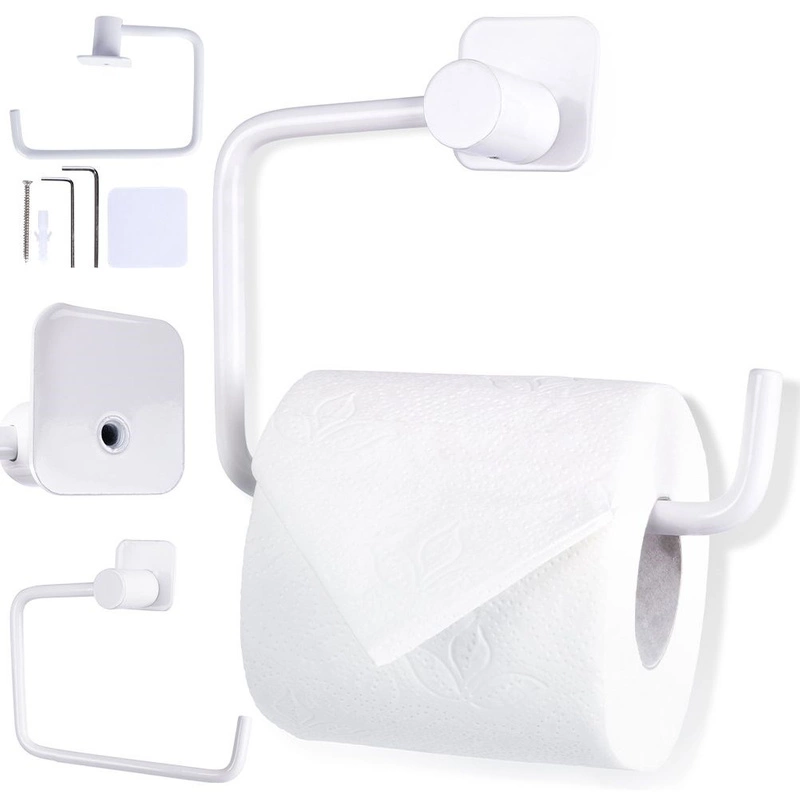 ORION Rack HANDLE for toilet paper metal white