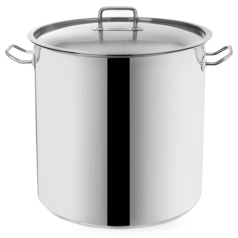 ORION Steel gastronomic pot with lid 35cm 35L