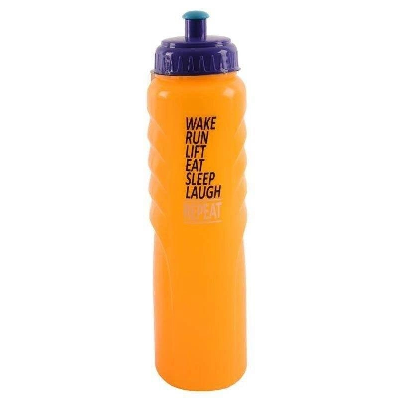 ORION Big WATER BOTTLE sport bottle 1L orange for exercises for gym
