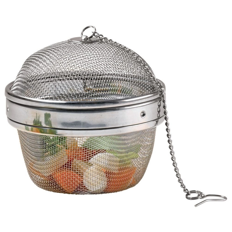 ORION Sieve for spices, soup, with chain 9 cm