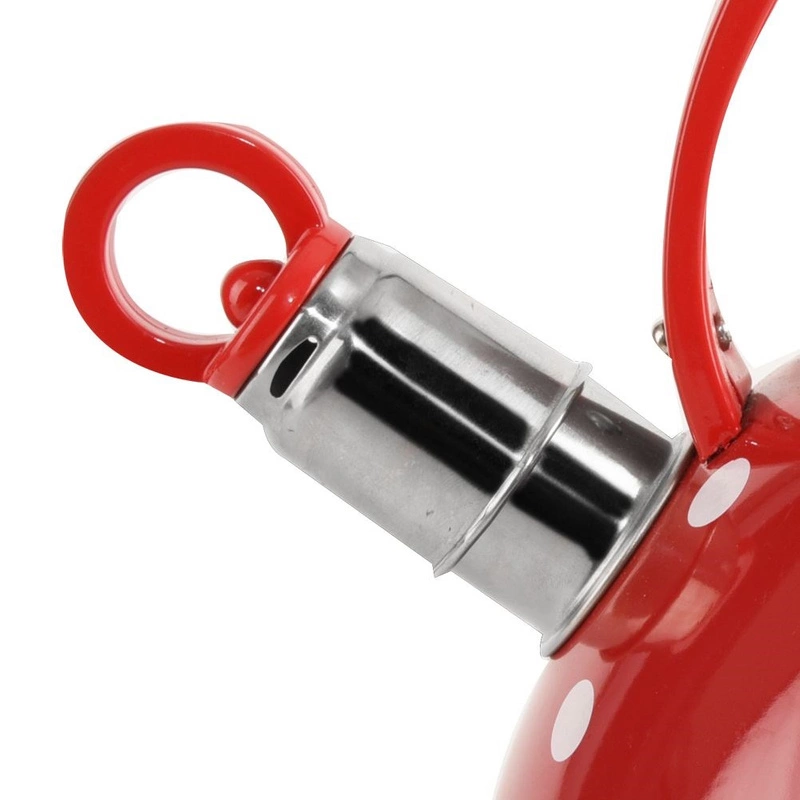 ORION Steel kettle red polka dot 1,5L KARIN