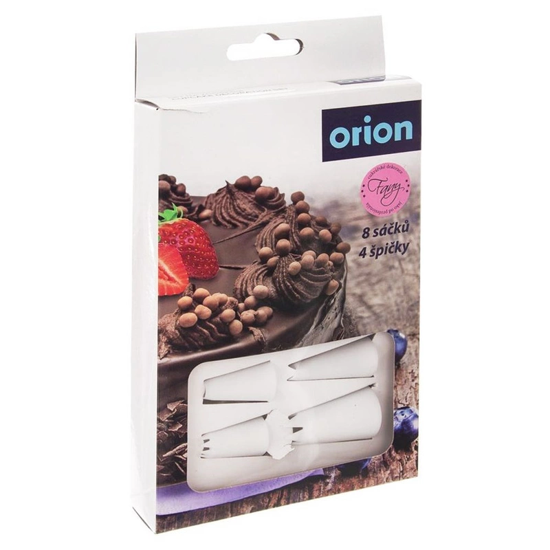 ORION Confectionary sleeve / bag / decorator + tips 12 elements
