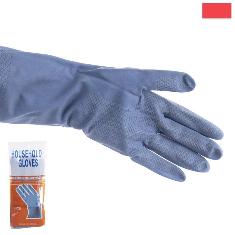 Rękawiczki rękawice gumowe ochronne do sprzątania rozmiar l