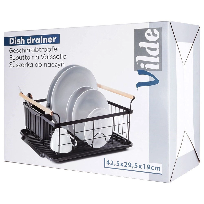 Dish drainer metal 42.5x29.5x19 cm
